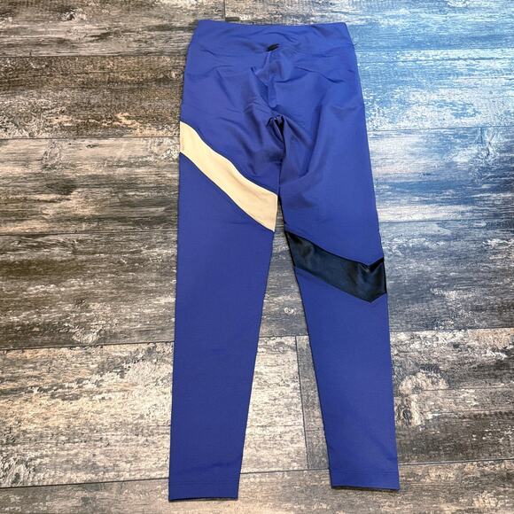 Koral‎ Aello Shantung High Rise Leggings In Blue Small Yoga Gym Athletic NEW - Picture 5 of 12